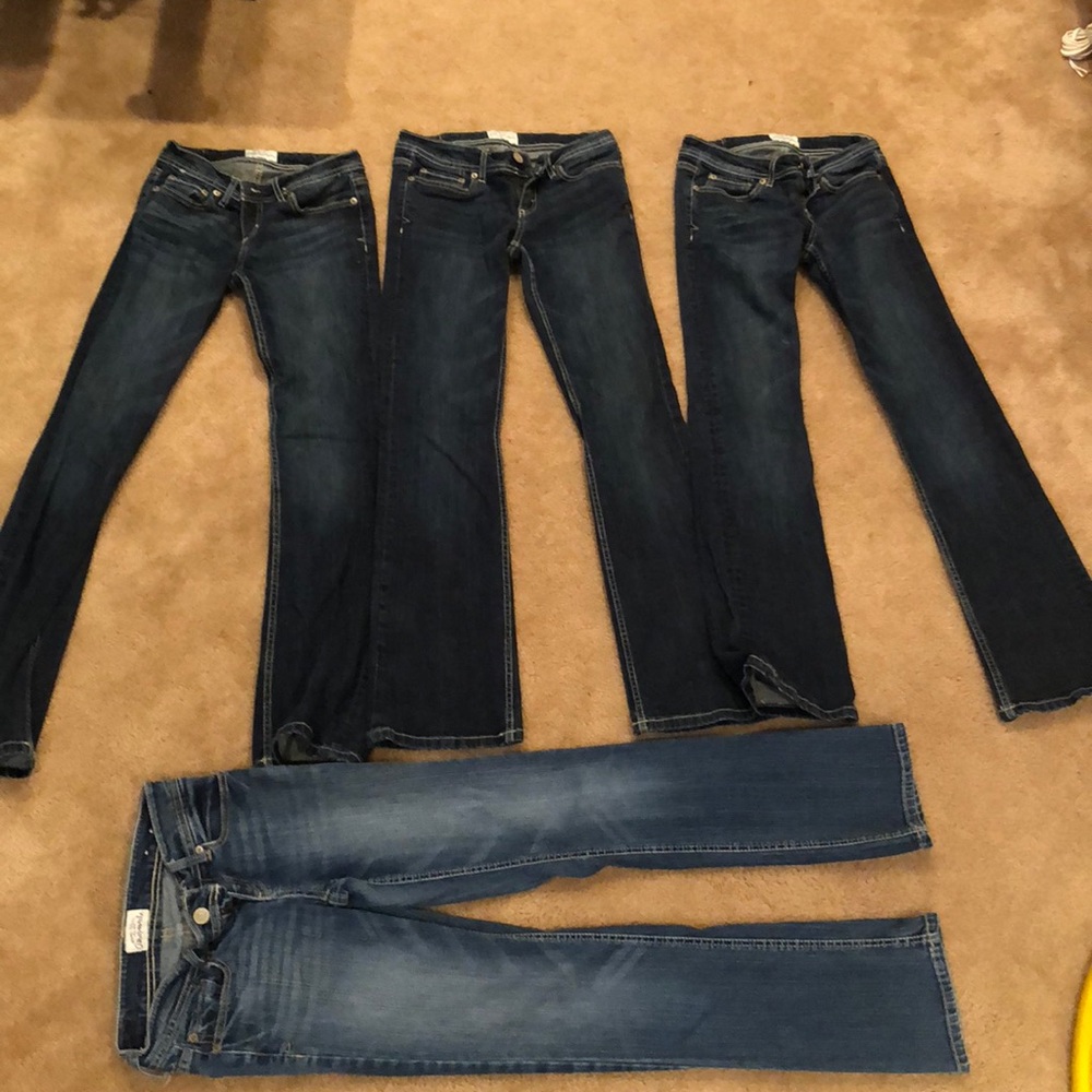 4 pair of Aeropostale jeans